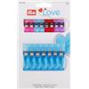 Prym - Love (2,6-5,5 cm) Clip in Tessuto - 1 unità