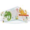 Dalber Plafoniera per bambini Dalber Happy Jungle, con camaleonte e animali della giungla, 63316M, E27-2 x 15W