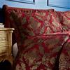 Paoletti Shiraz Oxford bordo cuscino Sham - bordeaux rosso e oro - ricamato damascato jacquard - bordeaux intrecciato con bordo a cordoncino - 100% poliestere - 48 x 74 cm (48,3 x 73,7 cm x pollici) - Made by riva Paoletti