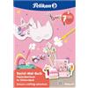 Pelikan, Pacco da 5 Album creativi, tema Paese degli Unicorni, formato A4, 32 pagine 140gsm, certificato FSC