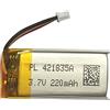 AOLIKES Batteria di ricambio da 220 mAh per Sennheiser DW Office Pro1 serie DW, SD Pro2 ML, SD Office, SD Ufficio SD Pro1 serie SD Wireless Headsets, Ahb401835t