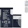 HIGHAKKU Batteria di ricambio BigFP600AA compatibile con Brondi Amico Ampli Vox, Amico Fedele, Amico Flip +, Amico Flip 3 equivalente a BL-4C