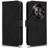 Generico Compatibile con ZTE Blade A75 5G Z2357N (NON con 4G) / Nubia Focus 5G Custodia COVER stand flip LIBRO gel PORTAFOGLIO Protezione display magnetica eco pelle porta carte vano card (Nero)