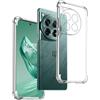 REY Cover in Gel TPU Anti-Shock per ONEPLUS 12 5G, Morbido Silicone Custodie Protettivo Case, Anti-Scratch, Protettiva Sottile Back Cover