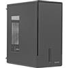 Nuwo Quartz QK200 Case Micro-ATX Senza Alimentatore, Computer Case PC Mini Tower Compatto Compatibile con MicroATX e Mini-ITX, USB 3.0, Type-C