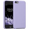 kwmobile Back-cover compatibile con Apple iPod Touch 6G / 7G (6a e 7a generazione) Back Cover Soft Case gommata in morbido silicone TPU - lavanda
