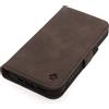 Porter Riley - Custodia in pelle per Google Pixel 8 Pro Premium in vera pelle con supporto (marrone cioccolato)