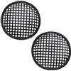 AERZETIX - C66077 - Set di 2 griglie rete di protezione per altoparlante/scatola/subwoofer - diametro 172mm - colore nero - musica sonorizzazione auto veicolo