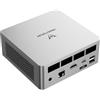 MINISFORUM UM750L Mini PC Slim, AMD Ryzen 5 7545U (6 core/12 thread, fino a 4,9 GHz), 16 GB LPDDR5, SSD PCIe 4.0 da 1 TB, DP/HDMI/USB4, 4× USB-A, LAN 2.5G, Wi-Fi 6E, Bluetooth 5.2