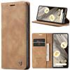Ottcooed Cover per Google Pixel 7a Custodia, Cover Pellicola a Libro Portafoglio in Pelle Porta Carte Protettiva Slot per Scheda Flip Case Wallet Case con Google Pixel 7a, Marrone