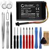 CELLONIC 1x Batteria per Navigatore GPS Compatibile con TomTom Go 600, Go 60, Start 62, VFAS - (1200mAh, 3.7V) + Set di strumenti 17pz