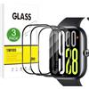 X-Dision [3 Pezzi Pellicola Protettiva Compatibile con Xiaomi Redmi Watch 5,[Resistente ai Graffi][3D Curved Full Cover] Pellicola Protettiva per Xiaomi Redmi Watch 5