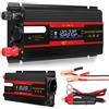 HOSPAOP Invertitore solare DC 12 V/24 V su AC 230 V 700 W/2000 W Adattatore USB, per auto, camion, roulotte, campeggio