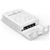 YuanLey Outdoor PoE Extender 4 Porte 1 in 3 out, Mini PoE Repeater IP66 Impermeabile IEEE 802.3af/at, Vlan, Estensione 250m(Totale 350 m), Amplificatore POE per Montaggio a Parete, Plug and Play