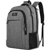 MATEIN Zaino Porta PC Antifurto Zaino PC 15.6 Pollici Impermeabile Zaino per Computer Portatile, Zaino Lavoro Uomo per Università Viaggio, Grigio