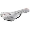 Selle Montegrappa Sella Montegrappa Originale con Foro Anti Prostatico Ideale per Mountain Bike in Pelle Sintetica MOD Max Liberty 1410 (Colore: Bianco)