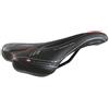 Selle Montegrappa Sella Montegrappa Originale con Foro Anti Prostatico Ideale per Mountain Bike in Pelle Sintetica MOD Max Liberty 1410 (Colore: Nero)