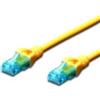 Digitus 0.25m Cat5e U-UTP cavo di rete Giallo 0,25 m DK-1512-0025/Y