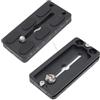 duomianshou Piastra a sgancio rapido da 8 cm per corpo macchina grande con impugnatura per batteria, compatibile con treppiede Arca-Swiss Fit Panning Ball Head Clamp
