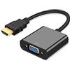 good! Adattatore da HDMI a VGA, 1080P compatibile HDMI a VGA per computer, laptop, PC, monitor, HDTV, cavo convertitore da digitale ad analogico per Xbox 360, PS3, TV Box a proiettore Displayer. Adattatore