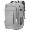 OTAHGK Bagaglio a Mano 40 × 30 × 20 per Ryanair, Zaino da Viaggio Sotto il Sedile Aereo Borsa da Cabina Voli Zaini Casual Valigia Ufficio Scolastico Lavoro Borse Adatto a Laptop da 14 pollici-Grigio