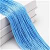 Wambere 2 pezzi, 1 m × 2 m, tenda a fili, tenda per porta, in corda, per decorazione di finestre, divisori, decorazione per feste, colore blu