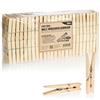com-four® 300x Mollette in Legno di Betulla Naturale