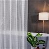Furlinic Tenda Doccia Trasparente 120x180cm Antimuffa Impermeabile EVA Angolare Vasca da Bagno Frizzante Con pietre sul fondo Con 8 ganci