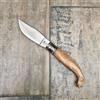 KNIFE COLTELLO 23 CM SARDEGNA SARDO tipo ARBURESA MANICO IN legno d'ulivo