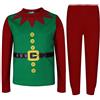 A2Z 4 Kids Ragazze Ragazzi Natale Elfo Pigiama Progettista - Pjs Elf Green 13