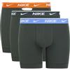 Nike Boxer Brief 3PK Intimo, SEQ-SFETY OR/Blue Beyond/SEQ WB, S Uomo