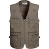 Hwalleum Gilet casual da uomo, estivo, leggero, multitasche, traspirante, ad asciugatura rapida, multifunzionale, taglie forti, per lavoro, viaggi, pesca, caccia, fotografia e campeggio, 4XL