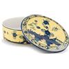 GINORI 1735 SCATOLA TALCO 13 CM, ORIENTE ITALIANO GIALLO CITRINO