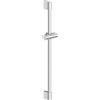 SREWOHS Asta Doccia 90 cm Acciaio Inox con Porta Sapone | Supporto per Doccia a Mano, Altezza e Angolo Regolabili, Antiruggine, Facile Installazione, Cromato