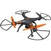 TWO DOTS TwoDots Technology - TDFT0022 - GO!!! 2.0 GPS + Camera Drone - telecamera HD 1080p + Action Camera inclusa e funzione GPS - nero