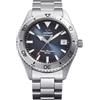 Orient Sports Mako 40mm - Orologio Da Polso Da Uomo Automatico E A Carica Manuale Meccanico Sportivo Bracciale E Cassa In Acciaio Inox Di Colore Grigio Quadrante Analogico Blu - RA-AC0Q14L