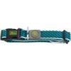 Hunter Collare per Cani Regolabile Hilo Vario Turchese Riflettente, s-m