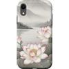 Japanese Vaporwave 80's 90's Aesthetic C Custodia per iPhone XR Estetica Lotus nel Vaporwave Harajuku giapponese retro 90's