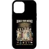 Modern Day Catholic Designs Custodia per iPhone 12 Pro Max Nostra Signora La Beata Madre Latino Mariano Titoli Cattolico