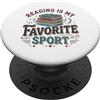 Library Reader Book Club Designs Amante dei libri Lettura Bookworm Bibliofilo Libro Nerd PopSockets PopGrip Adesivo
