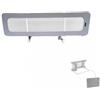 Aziamor Barriera di Sicurezza per Letto Pieghevole 150x45 Grigio