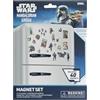 Grupo Erik Set Calamite Frigorifero Star Wars, The Mandalorian - Magneti Decorative da Frigorero, Set Calamite per Bambini e Fan