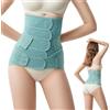 JOYNCLEON Fascia Post Partum con Cintura Pelvica - Supporto Addominale Regolabile per Parto Naturale e Cesareo - Modellante e Conformante per Vita Quotidiana e Sport (Grün, XXL(70KG-80KG))