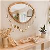dylan n duke 139,7 cm grande celeste fase lunare appeso (accessori inclusi) finitura martellata fatta a mano (13 lune) Boho Moon Cycle Banner Wall Art decorazione estetica per camera da letto soggiorno