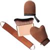 YUZNA Set Applicatore Autoabbronzante 3 in 1 - Guanto per Self Tan, Pennello per Abbronzatura e Strumento per Applicazione sulla Schiena