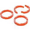 Fox Racing Shox Float X2 - Kit distanziatore per Volume Arancione, 3 Paia, 0,6 cm