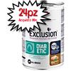 EXCLUSION DIET CANE UMIDO DIABETIC ADULT ALL BREEDS MAIALE, SORGO E PISELLI 400 G [PREZZO A LATTINA - Acquisto minimo 24 lattine]