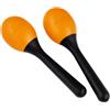 Nino Percussion Maracas ovali in Plastica - Arancione (Nino569OR)