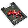 Audi Deodorante per Ambiente 000087009B Originale Forma di Geco, Aroma Floreale, Colore: Rosso