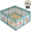 Box per bambini GameZone 120*120 con accessori Menta